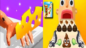 Мобильные игры Asmr Cutting и Sandwich Runner - прохождение, геймплей и новые уровни для Android IOS