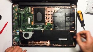 Разборка ноутбука Asus X553M для чистки от пыли