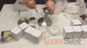 Распаковка и сборка люстры Odeon Light