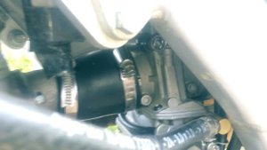 Keihin FCR 39 MX | installation on Dakar 250 (NC250)