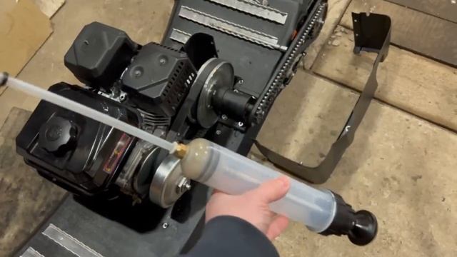 Мотосноуборд Sibmaster обслуживание замена масла воздушного фильтра