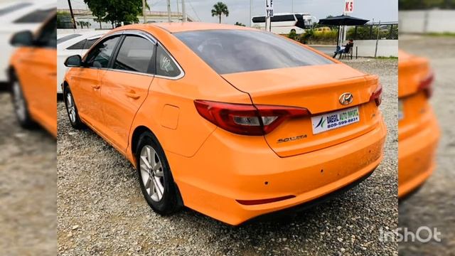 HYUNDAI SONATA LF 2016 COLOR NARANJA ORIGINAL  SISTEMA GLP DAEGIL TRADING  R.D.