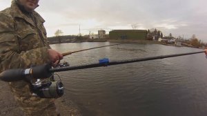 Yamaga Blanks Blue Current Ti BLC-65/Ti JH Special. Риболовля перед Різдвом в Бурштині 2018