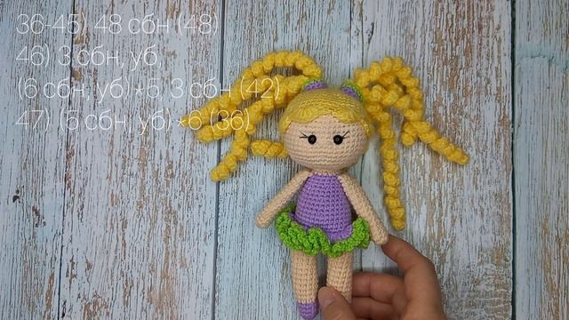 МАСТЕР-КЛАСС Кукла Маша крючком