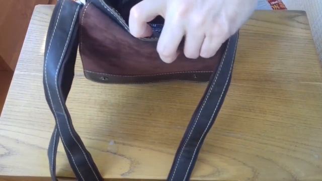 Мужская кожаная сумка через плечо. Распаковка посылки с Алиэкспресс