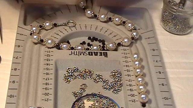 How to make a stunning pearl necklace #3(как делать жемчужные бусы) смотреть онлайн