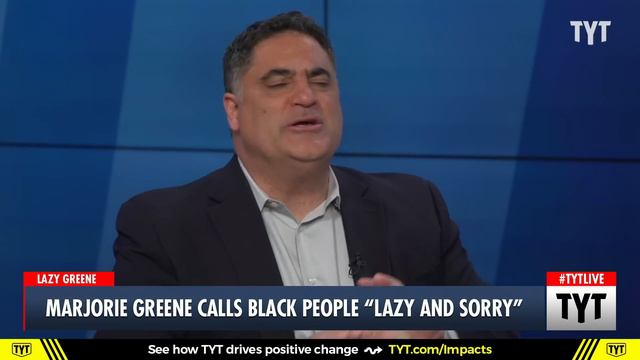 Marjorie Taylor Greene: Black People are "Lazy and Sorry"