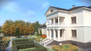 Проект дома с мансардой и цокольным этажом