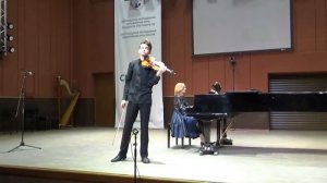 Дельфийские игры 2017 Скрипка. Андрей Зубенко - Глазунов Большое Адажио