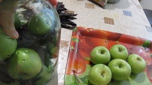 Мочёные яблоки в банке. Очень простой рецепт
