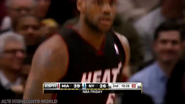 LeBron James Shuts Down Hostile Garden Crowd in his 1st MSG visit in Heat Uniform With 32/11/10! смотреть онлайн