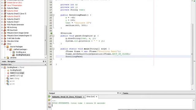 Java Tutorial - Scrolling Text Annimation смотреть онлайн