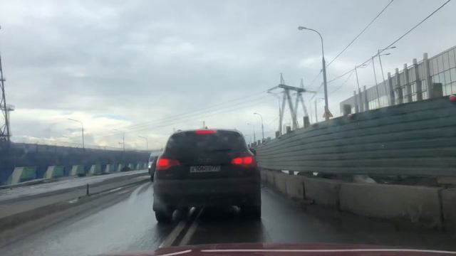 Ремонт улицы Верхние Поля. На машине с комментариями! смотреть онлайн