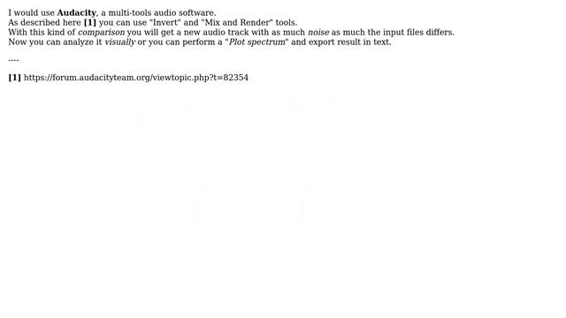 Unix & Linux: Compare two audio files (4 Solutions!!) смотреть онлайн