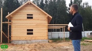 Дом из бруса 6х9. Отзыв заказчика. Проект с мансардой и террасой