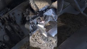 Режем алюминий Авророй Джет 40 компрессор