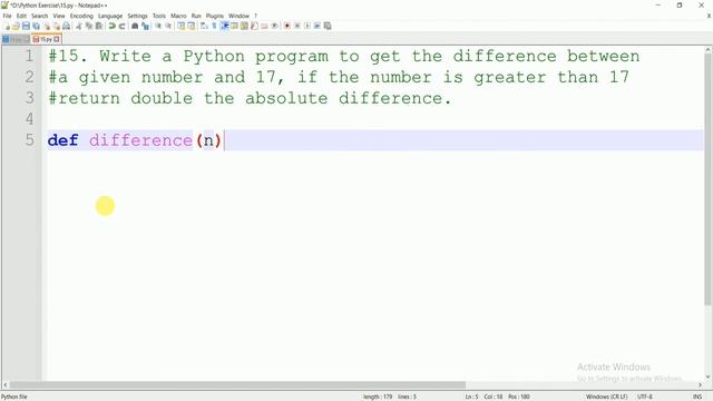 #15 WAP to find the difference between two numbers in Python | Python Practice | Coding with Pritam
