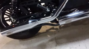Выхлоп DC&CS Демоны спокойствия для Harley Davidson Sportster с заслонками