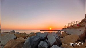 Закат на  море