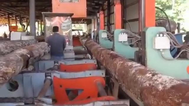 Автоматическая четырехдисковая пилорама смотреть онлайн