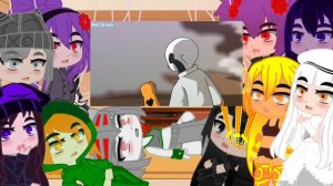 Mob Talker React To Epic!Sans vs Delta!Sans by Nec But Animator