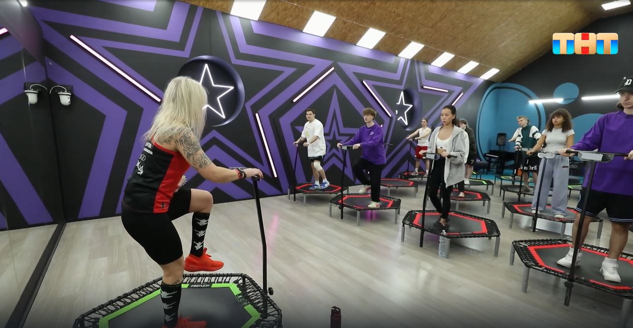 Фитнес джампинг на батутах