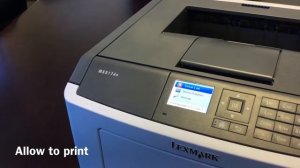 How to Print a Device Statistics on Your Lexmark MS517dn Printer