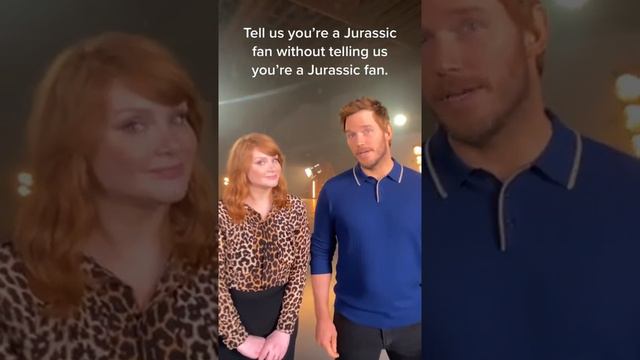 Chris Pratt and Bryce Dallas Howard  | Jurassic World tiktok video