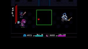 Deltarune first Lancer fight