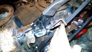 снегоуборщик своими руками 7 (рычаг включения)