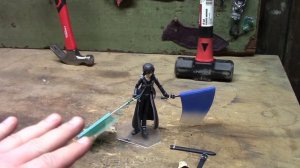 Hammer VS Figma Bootleg Kirito Sword Art Online SOA - Let See Plot Armor Save Him Now!!!