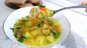 Очень вкусный суп "Затирка", как у бабушки. ВКУС ИЗ ДЕТСТВА