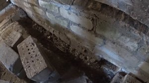 Восстановление старой бани. Основание под печь. Осмотр