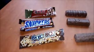 Сникерс против русских батончиков