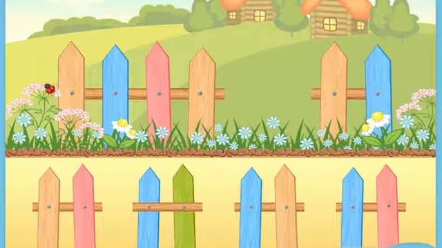 Логическая игра для детей 5 - 6 лет "Забор" смотреть онлайн