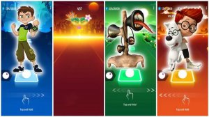 Ben 10 🆚 Titan Speaker Man 🆚 Siren Head 🆚 Mr.Peabody & Sherman Tiles Hop EDM Rush🎶 Who Is Be
