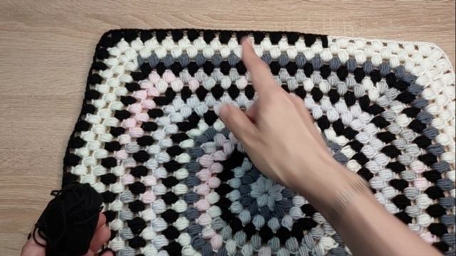 КРАСИВАЯ НАВОЛОЧКА из ОСТАТКОВ ПРЯЖИ! НЕОБЫЧНЫЙ БАБУШКИН КВАДРАТ!