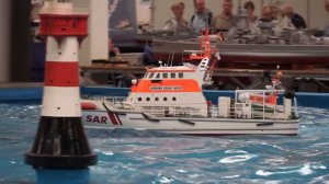 BEAUTIFUL RC MODEL RESCUE SHIPS | SAR HERMANN RUDOLF MEYER & SAR EISWETTE