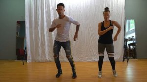 Micka y Emi teaching Bachata fusion Tootwork & partner work for 2020 Online Dallas Bachata Festival