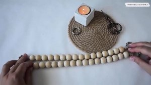 Ручки для сумки из бусин. Декор для сумки