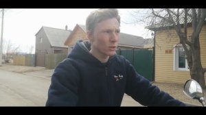 Легкие трюки на Stels flame 200   Езда без рук и без ног