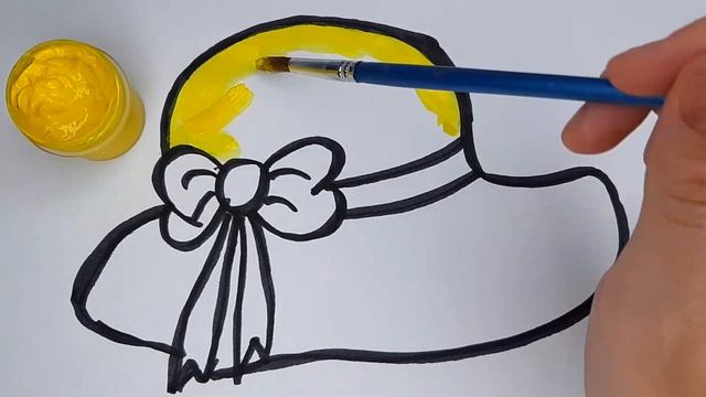 How to draw hat for girls/Как нарисовать шляпу для детей/Qizaloqlar shlyapa rasm chizish смотреть онлайн