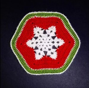 Салфетка-подставка крючком (1 часть). МАСТЕР КЛАСС