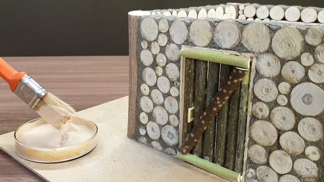 Как сделать дом из бревен | DIY Своими руками смотреть онлайн