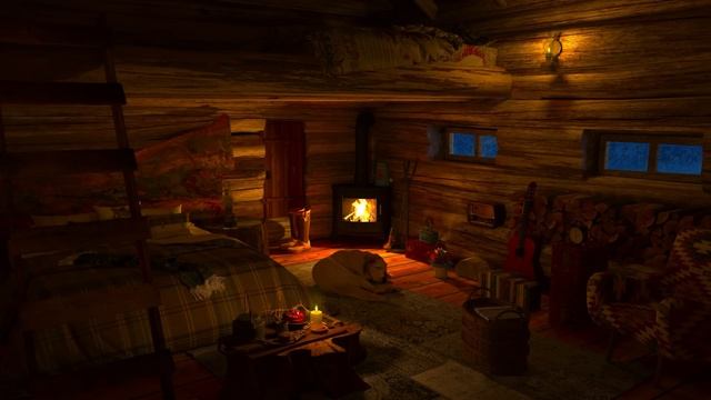 Deep Sleep in a Relaxing Winter Hut | for Fall Asleep, Sleep Instantly, Sleep Better, from Insomnia смотреть онлайн