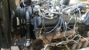 Очередной запуск двигателя ЗИЛ