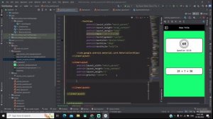 Math Quiz App Android Studio Kotlin Part - 3 Design Question Screen