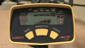 Garrett ACE 150, металлоискатель, краткий видеообзор.
