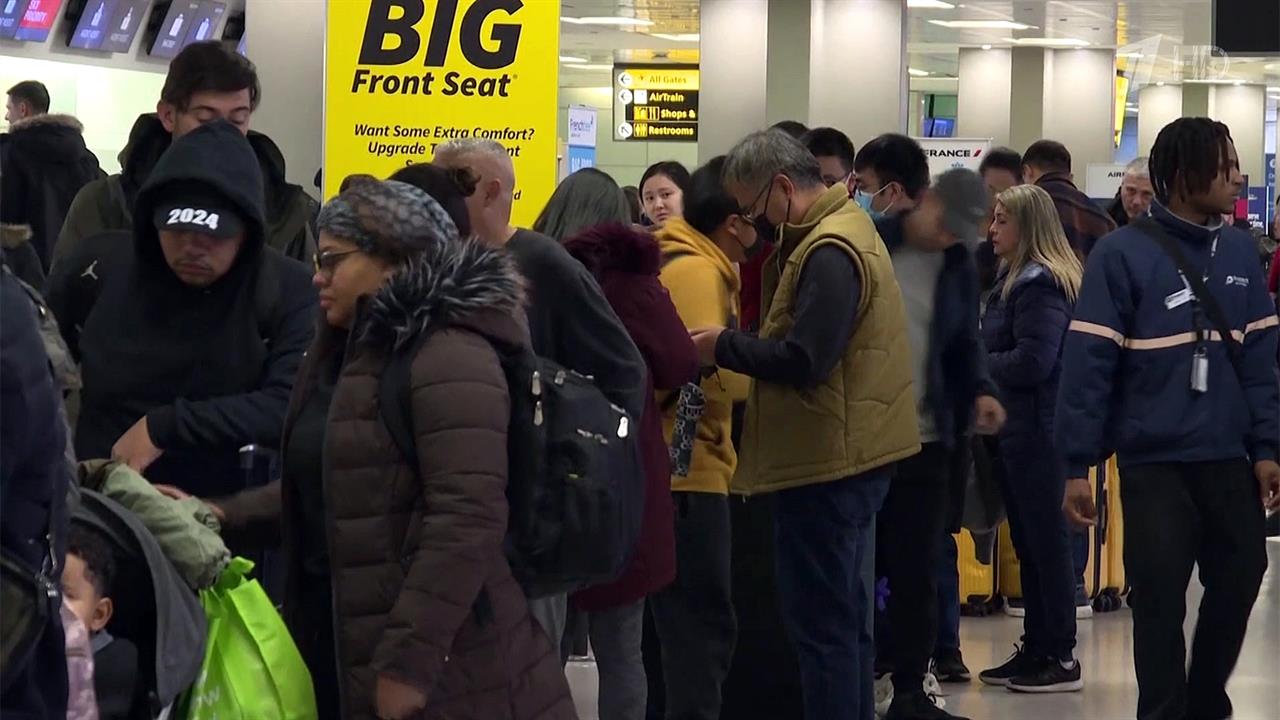 Воздушное сообщение в США на несколько часов было почти полностью парализовано