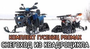 Квадроцикл = Снегоход  комплект для перевоплощения в снегоход от PROMAX